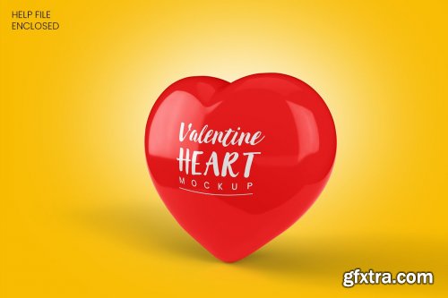 CreativeMarket - Valentine Heart Mockup - 9 views 5856772