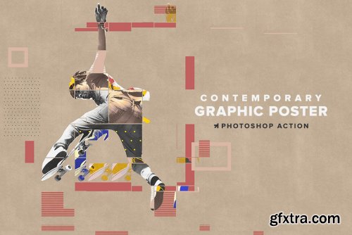 CreativeMarket - Contemporary Graphic Poster Action 6353571