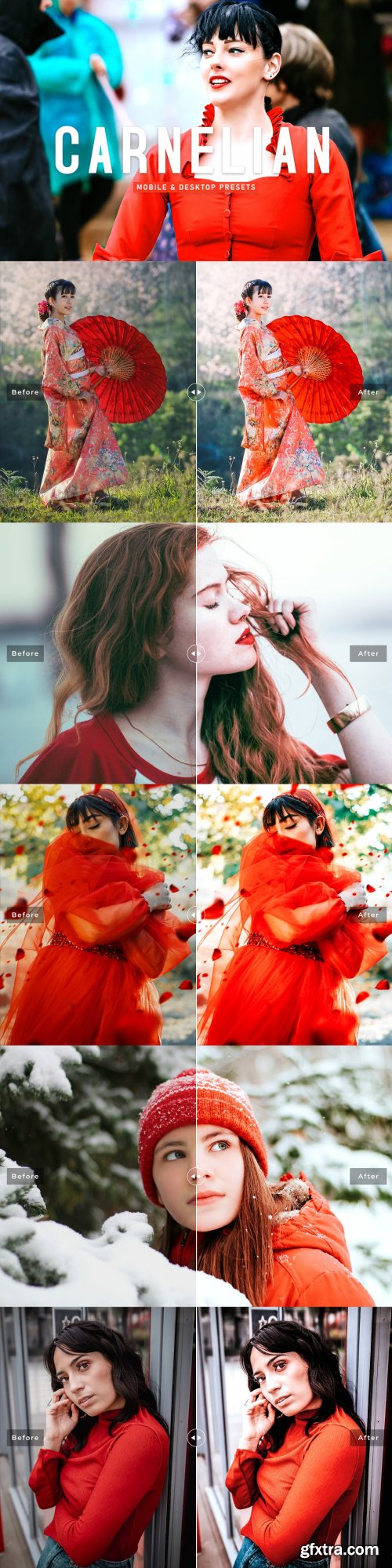 CreativeMarket - Carnelian Pro Lightroom Presets 6923239