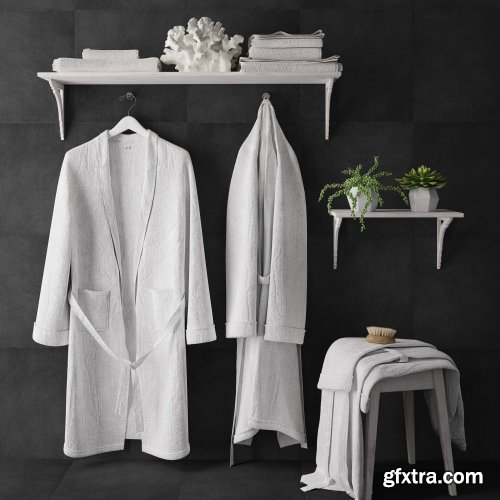 Bathrobe set