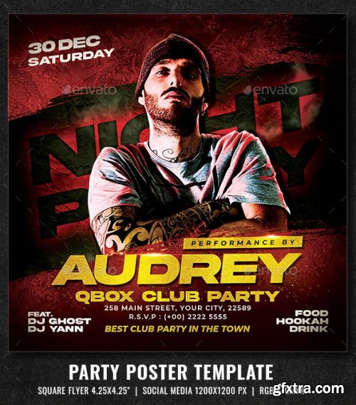 GraphicRiver - Urban Club Party Flyer 35117444