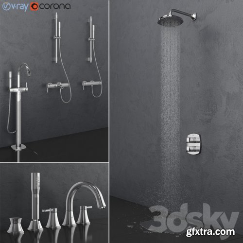 Grohe bath and shower faucets Grandera set 