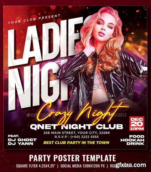 GraphicRiver - Night Party Flyer 35116393