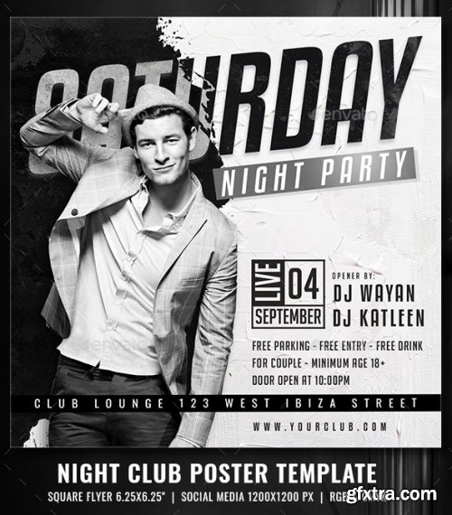 GraphicRiver - Night Club Flyer Template 33209162