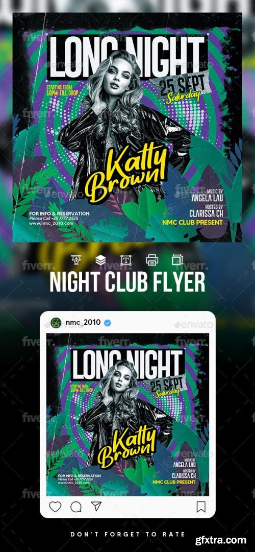 GraphicRiver - Ladies Night Party Flyer 33709132