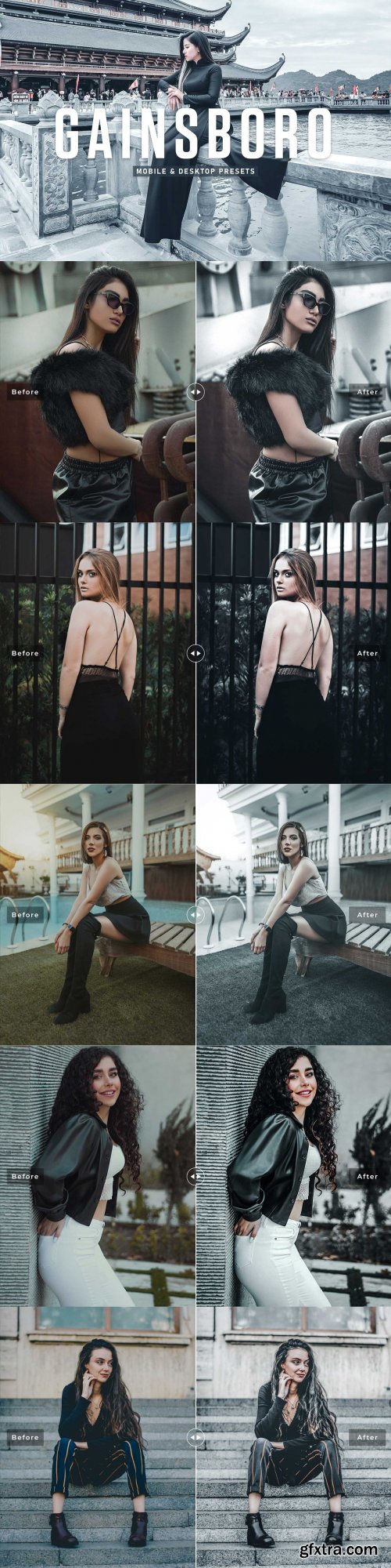 CreativeMarket - Gainsboro Pro Lightroom Presets 6923959