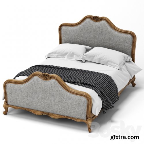 Chic king size bed