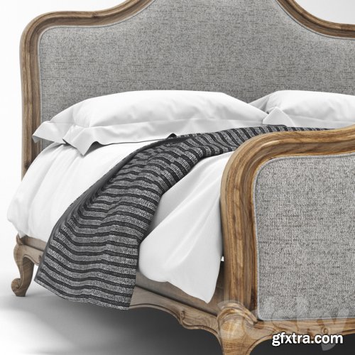 Chic king size bed