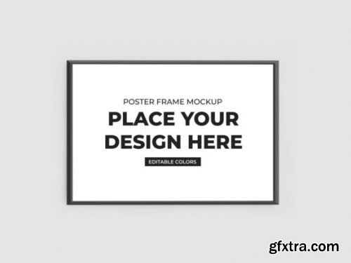 Poster Frame Mockup Template Bundle