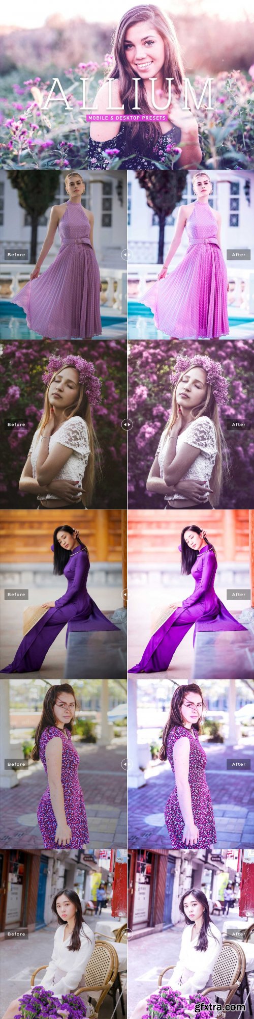 CreativeMarket - Allium Pro Lightroom Presets 6925559