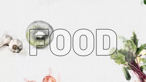 Videohive - Vegetarian Fresh Food Logo - 35980276 - 35980276