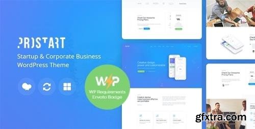 ThemeForest - ProStart v1.1.2 - Startup & Business WordPress Theme - 21587592