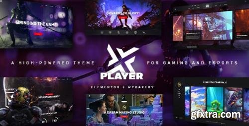 ThemeForest - PlayerX v2.0 - A High-powered Theme for Gaming and eSports - 22200272 - NULLED