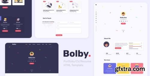 ThemeForest - Bolby v1.0 - Portfolio/CV/Resume HTML Template - 25767740