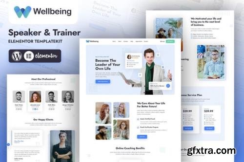 ThemeForest - Wellbeing v1.0.2 - Speaker & Trainer Elementor Template Kit - 35814841