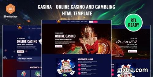 ThemeForest - Casina v1.0.0 - Online Casino And Gambling HTML Template - 35557298