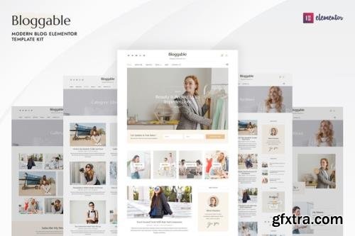 ThemeForest - Bloggable v1.0.0 - Modern Blog Elementor Template Kit - 35760021