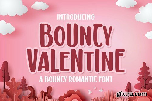 Bouncy Valentine a Bouncy Romantic Font