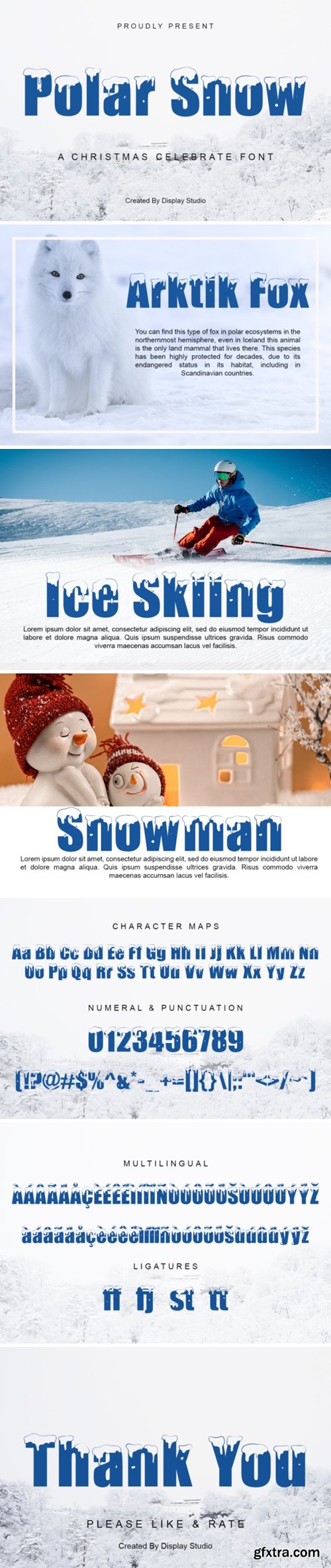 Polar Snow Font