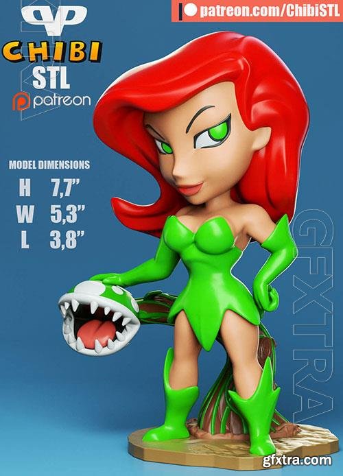 3DXM - Poison Ivy Chibi