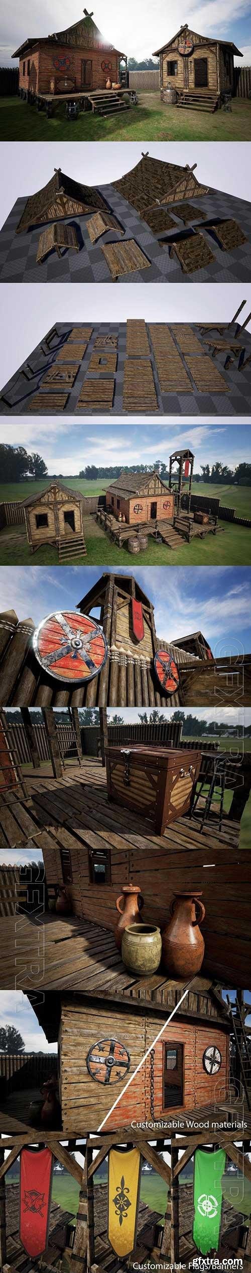 Modular Medieval Wooden Structures