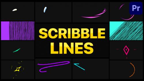 Videohive - Scribble Lines | Premiere Pro MOGRT - 35995665 - 35995665