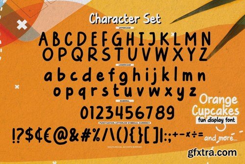 Orange Cupcakes - Fun Display Font