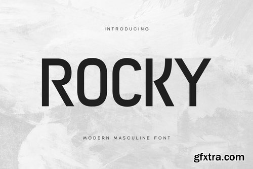 Rocky - Modern Masculine Font