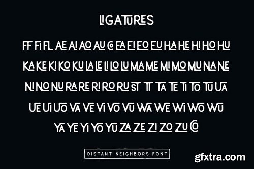 Distant Neighbors Font