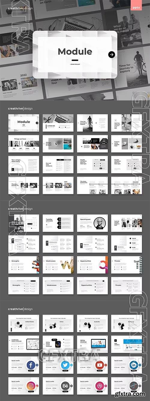 Module Powerpoint and Keynote Templates 