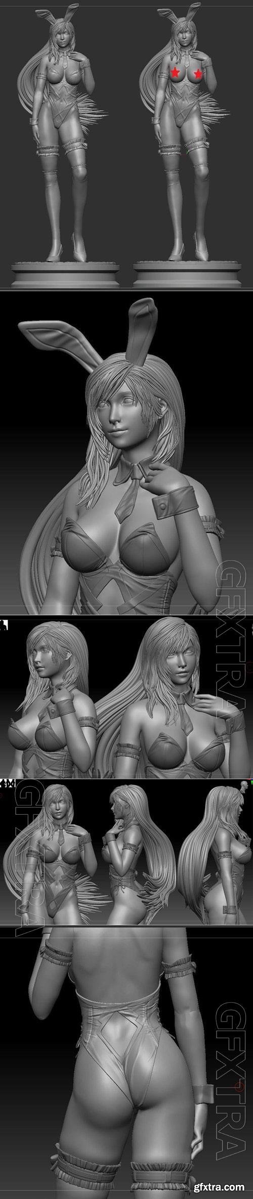 3D Print Models Tifa Lockhart Bunny