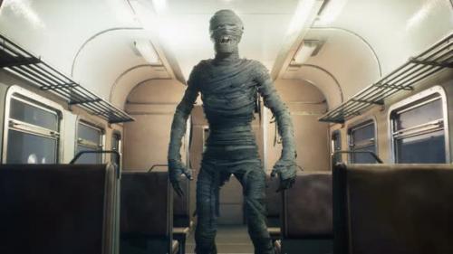 Videohive - A Nightmare Monster On A Train - 35872065 - 35872065