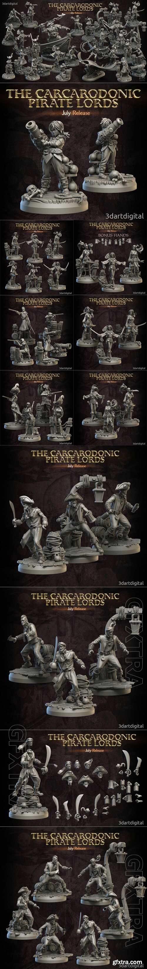 3D Print Models The Carcarodonic Pirate Lords July Release