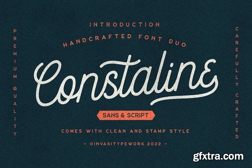 Constaline - Monoline Script & Sans