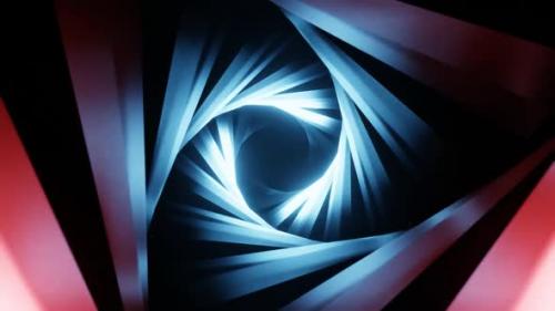 Videohive - Beautiful Sci-fi Blue Tunnel - 36042074 - 36042074