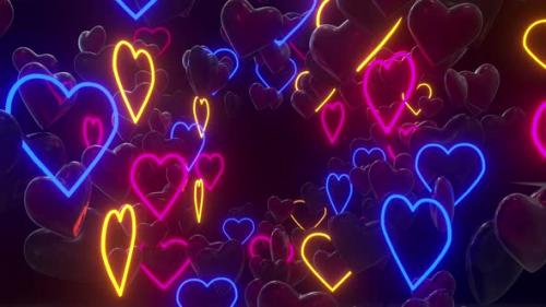 Videohive - Valentine Heart Neon 02 - 36050794 - 36050794