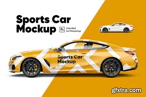 Sports Car Mockup