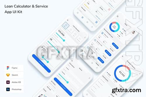 Loan Calculator & Service App UI Kit C9Q2LCY