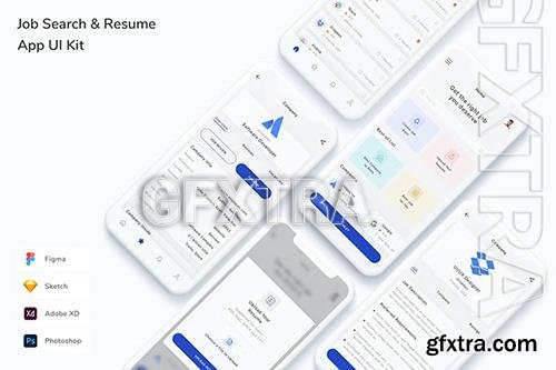 Job Search & Resume App UI Kit LF97KT9