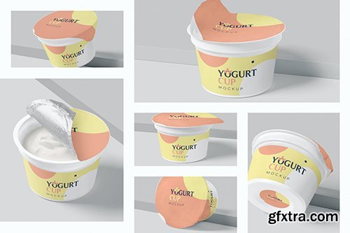 Yogurt Cup Mockups