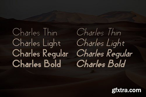 Charles - An Elegant Sans Serif Font