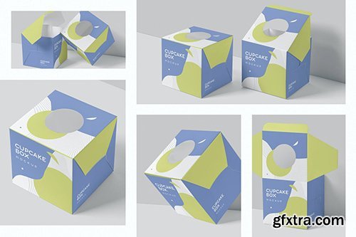 Pastry Box Mockups