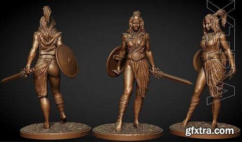 3D Print Models Kyrene - warrior