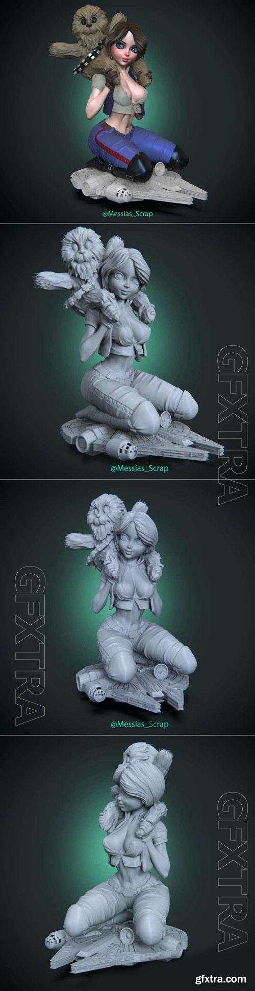 3D Print Models Hanna and Chewie