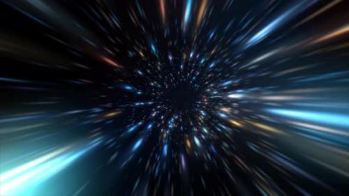 Videohive - Space Tunnel 4K - 35975798 - 35975798