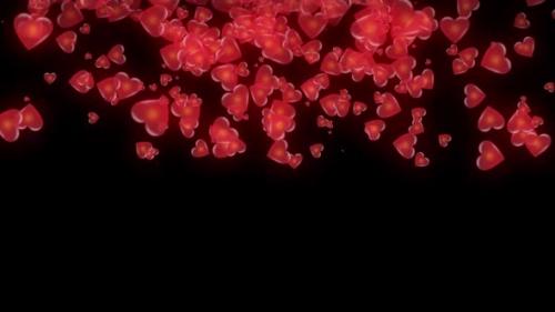 Videohive - Red Hearts. Overlay - 35976047 - 35976047