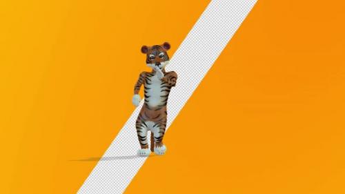 Videohive - Toon Tiger Samba Dance - 35977725 - 35977725