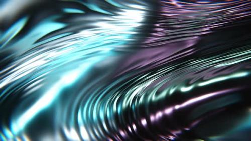 Videohive - Abstract Wavy Fluid Mercury Alloy, Metallic, Oil Liquid Surface Background - 35979248 - 35979248