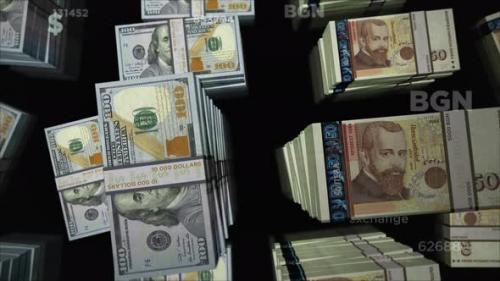 Videohive - US Dollar and Bulgaria Lev money exchange loop - 35979346 - 35979346