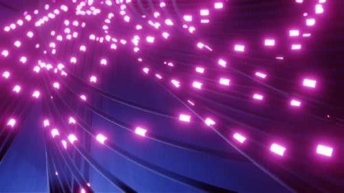 Videohive - Concept of Signal Transmission Over an Optical Fiber - 35980083 - 35980083